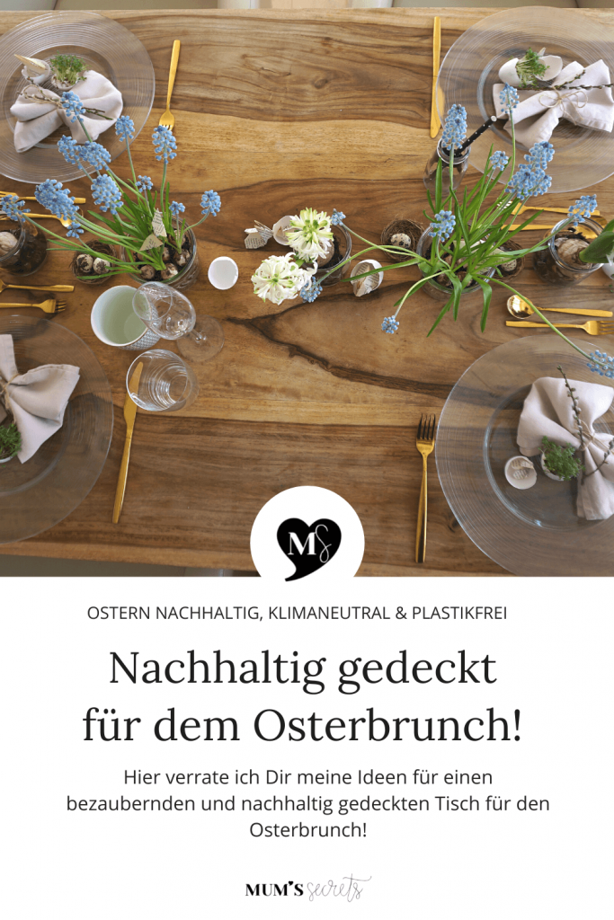 Nachhaltig gedeckt für den Osterbrunch by MUM'S secrets